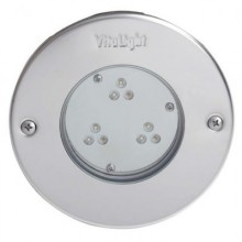 Прожектор 9 Power LED 2.0, 24 Вт, 24В DC, круг 146 мм, V4A, RGB, 5 м кабель 2x1,5 мм2, BZ
