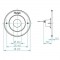 Прожектор 15 Power LED 2.0, 40 Вт, 24В DC, круг 270 мм, V4A, монох. 3000К, 5 м кабель 2x1,5 мм2, BZ