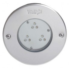 Прожектор 9 Power LED 2.0, 24 Вт, 24В DC, круг 146 мм, V4A, RGB, 5 м кабель 2x1,5 мм2, RG