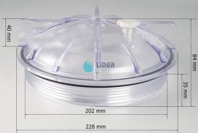 Крышка фильтра BALER BL Kripsol (к-т крышка, прокладка, стойка манометра)