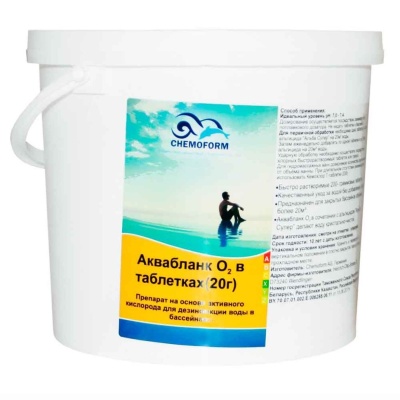 Аквабланк О2 "Chemoform" в таблетках (20г), 5 кг