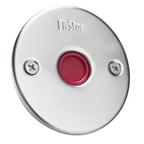 Пневмокнопка в комплекте с пневмошлангом 5 м и пневмотрубкой, нерж. сталь, FitStar Hugo Lahme