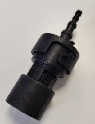 Клапан заборный PVDF с фильтром для дозирующих устройств Steiel