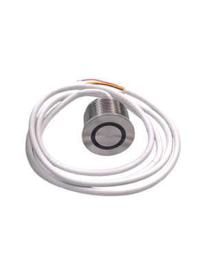 Пьезокнопка ф32 5В Импульсная Н.О. кабель 1 м подсветка красная, артикул PS8.3