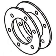 Фланец внешний сопла противотока навесного Badu Jet