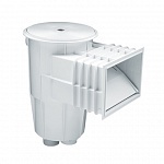 Скиммер 15 л. со стандартным раструбом, с крышкой, для бетонных бассейнов, ABS-пластик, арт. 69272