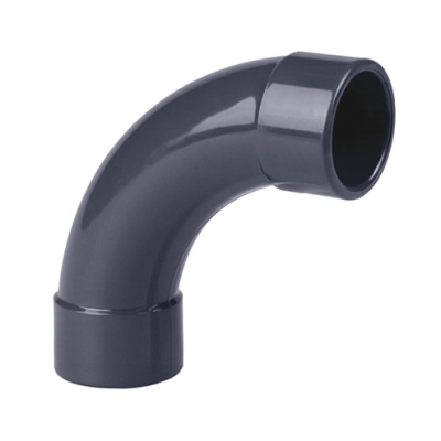 Отвод плавный 90гр ПВХ, d50мм, PN16
