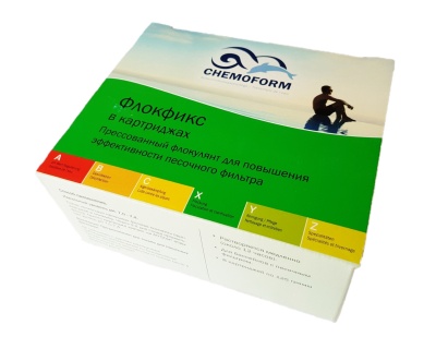 Флокулянт "Chemoform" флокфикс в картриджах, 1 кг