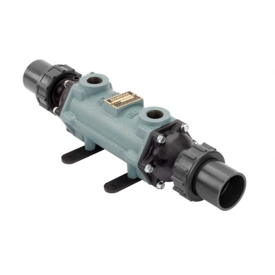 Теплообменник трубчатый 50 кВт (при t=82°С), нерж. сталь, вых.: 50мм/ 3/4" внутр.р.