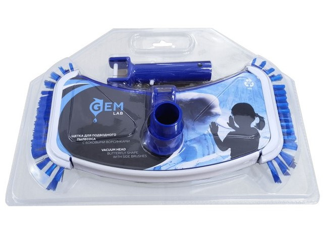 Щетка для подводного пылесоса с боковыми ворсинками GemLab
