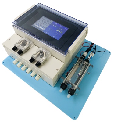 Пульт управления дозацией хим реагентов Ph/Rx/Cl Alchemist PRO (В комплекте с измерительной ячейкой и жк дисплеем)