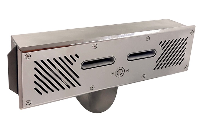 Узкий противоток 75 м3/ч с двумя соплами с пьезокнопкой AISI-316, арт. ПТУ.75.1/1