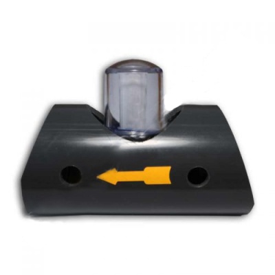 Волоконный фильтр PVC "Descon", прозрачный; подсоединение 8/6 мм, с настенным крепежом