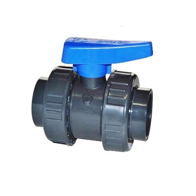 Кран шаровый ПВХ "EFFAST" с муфтовым окончанием d 63 mm