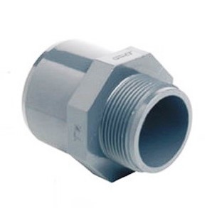 Двойной адаптер "EFFAST" клеевое соединение/наружная резьба d 40x50x1-1\2"