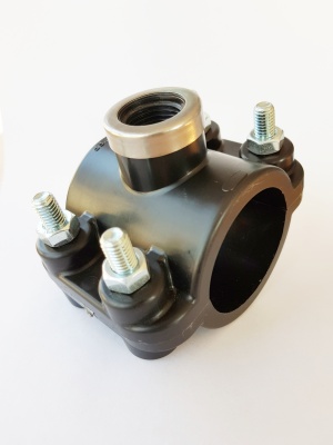 Муфта седельная ПВХ, врезка ф 50 х 1/2"