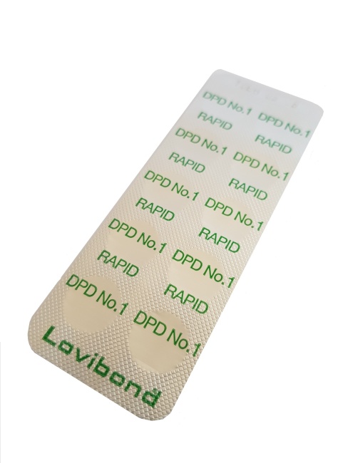 Таблетки для тестера DPD NO. 1 RAPID "Lovibond", блистер 10 таблеток