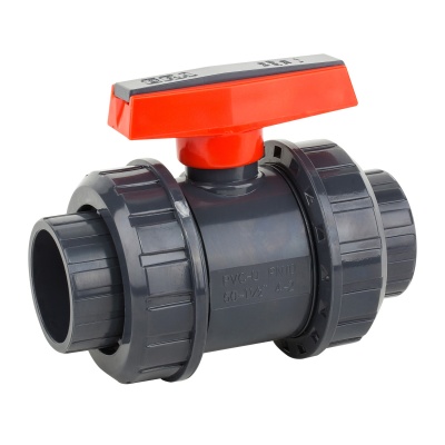 Шаровый кран ПВХ "Aquaviva" с муфтовым окончанием d 50 mm