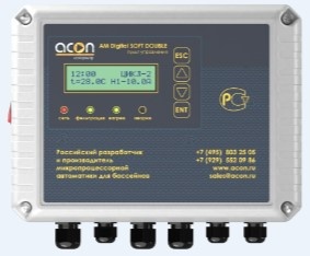 Пульт AM Digital-Soft DOUBLE 220V 2,2kW (плавный пуск, управление 2-мя насосами) ACON