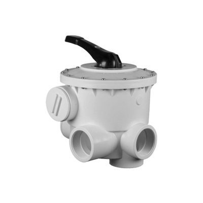 Вентиль 6-ти поз. к-н Praher 3" SM30, соед.-резьба BSP, (№3, V6 ND ABS), белый PN3,5