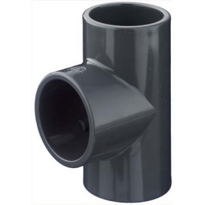 Тройник 90 ПВХ 1,0 МПа d_110мм/UST01110/