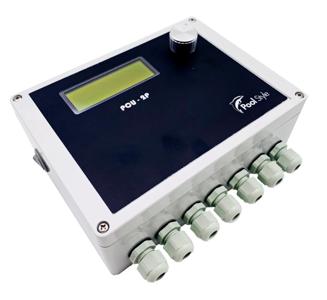 Пульт автоматического управления фильтрацией (2 насоса) и нагревом воды плавательного бассейна «PCU-2P»