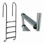 Лестница "Wall", 3 ступени Standard, AISI-304, арт. 05493