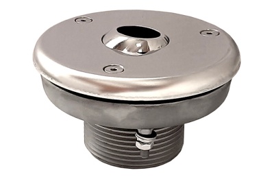 Форсунка подачи воды "Xenozone" стеновая, 1 1/2” наружная, нерж., пленка, AISI 316 арт. ФП.091.6/1