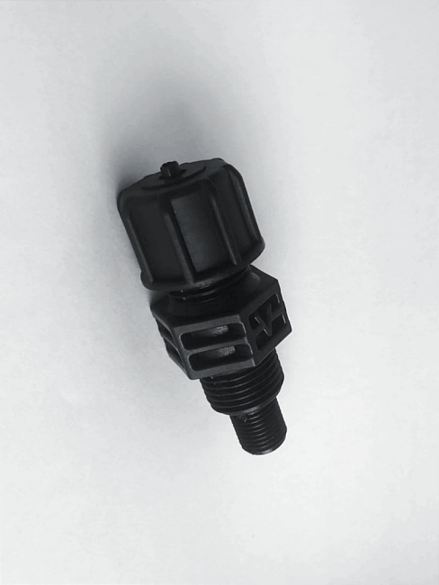 Дозирующий клапан (клапан впрыска) 1/2"-1/4" 4х6, PVDF + FP + CE (ATLAS)