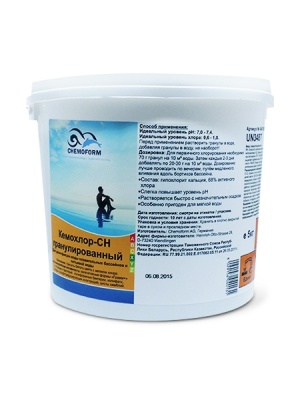 Хлор "Chemoform" Кемохлор-CH гранулированный, 5 кг