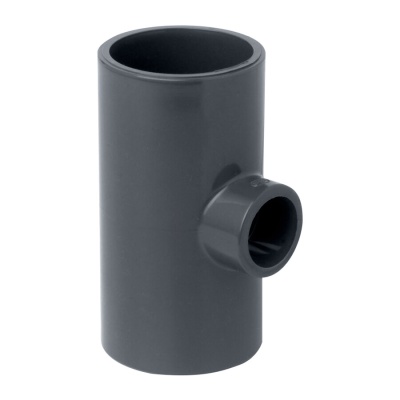 Тройник редукционный ПВХ 63х50 мм Aquaviva